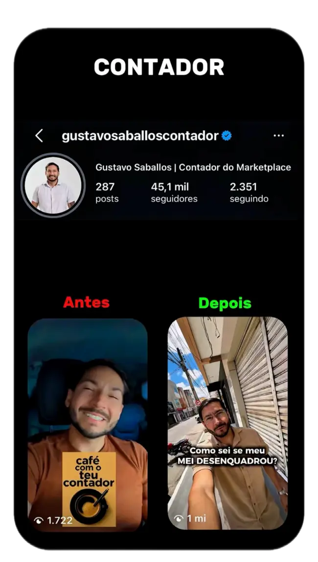 Resultado de aluno contador